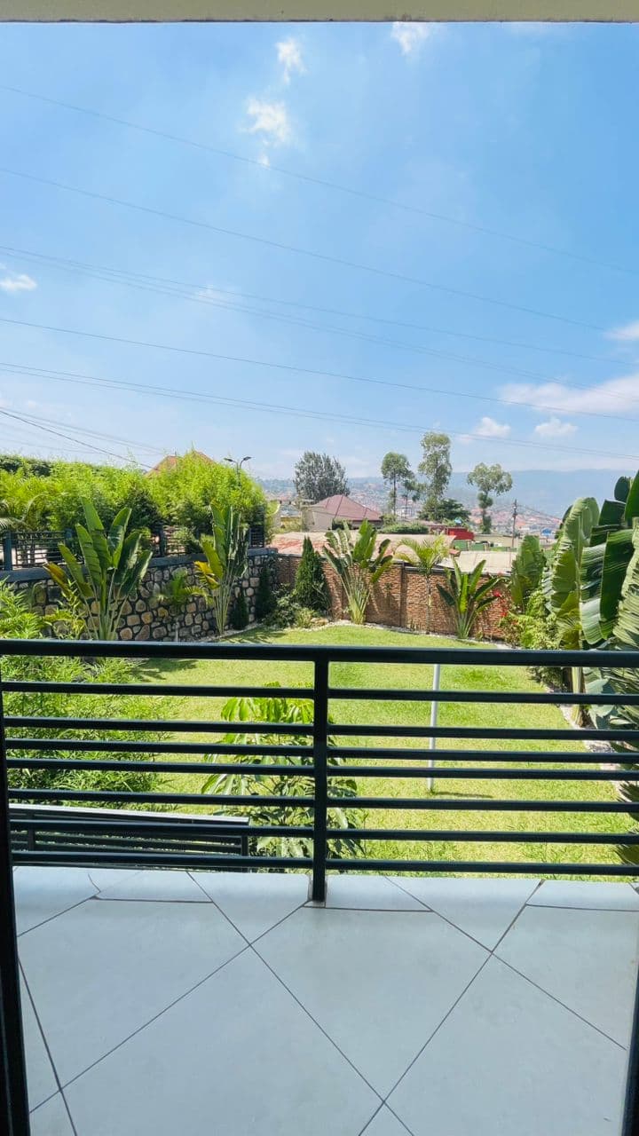 Balcony view over Kigali